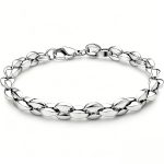 color: Coffee Bean 5mm Lobster Clasp / size: 18cm Bracelet