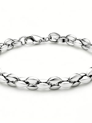 Handmade Chain Splendid Necklace Emperor Chain Coffee Bean Stainless Steel