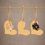 Ornament Glossy Heart-Shaped Resin Small Flower Earrings PVD Plated 18K Real Gold Design Large Circle Earrings Color Retention