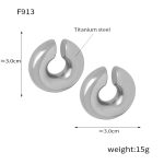 color: F913-Steel Color Ear Clip