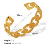 color: SZ128 Gold Bangle