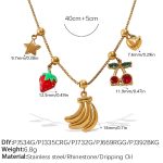 color: XL784G3 Multi-element Necklace
