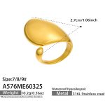 color: A576-Gold Ring / size: US 7