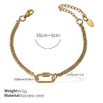 color: SL285G Gold Bracelet