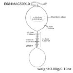 color: E684-Steel Color Back-hand Chain