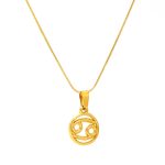 color: SP641G-4 (Snake Bone Chain) Cancer