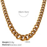 color: XL397G Gold Necklace