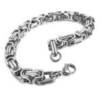 color: 8mm Stainless Steel Steel Color / size: 18cm Bracelet