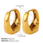 color: EH1353G Gold Earrings