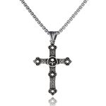 color: Cross + Stainless Steel Chain
