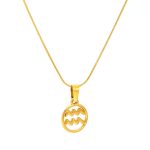 color: SP641G-11 (Snake Bone Chain) Aquarius