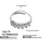 color: A570-Steel Color Zircon Ring