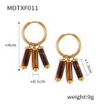 color: MDTXF011-Gold Earrings