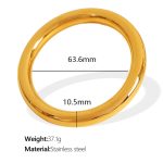 color: SZ95 Large Gold Bangle