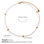 color: XL827WEG Freshwater Pearl Necklace