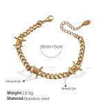 color: SL156G Gold Bracelet