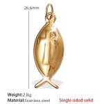 color: PJ196G Gold Pendant Only