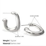 color: EH1038S Silver Earrings
