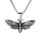 color: Moth to Flame + Stainless Steel Chain