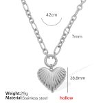 color: XL385S Silver Necklace