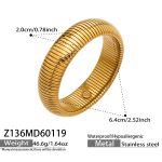 color: Z136-Gold Bangle -Width 20MM