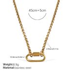 color: XL673G Gold Necklace