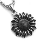 color: Chrysanthemum + Stainless Steel Chain