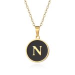 color: Gold Letter -N
