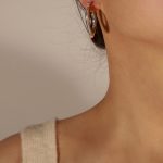 color: F1189-Steel Color Earrings