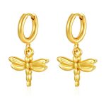 color: Gold Dragonfly Ear Cuff MS-681