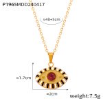 color: P1965-Gold Yellow Red Rhinestone