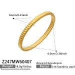 color: Z247-Gold Bangle