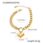 color: E120-Gold Bracelet