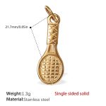 color: PJ244G Single-sided Solid Pendant