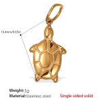 color: PJ298G Solid Gold Pendant