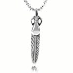color: Leaf + Stainless Steel Chain
