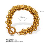color: SL20 Gold Bracelet