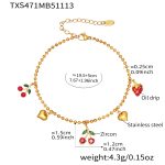 color: TXS471-Gold Anklet