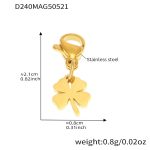 color: D240-Gold Flower Pendant 1