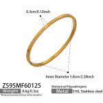 color: Z595-Gold Bangle