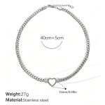 color: XL93S Silver Necklace