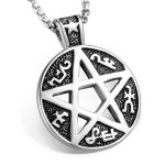color: Sanskrit Hexagram + Stainless Steel Chain