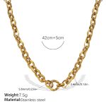 color: XL606G Gold Necklace