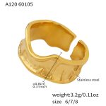 color: A120-Gold Ring / size: US 6