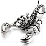 color: Antique Silver with Leather Cord