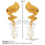color: EH554 Gold Earrings