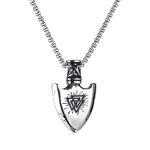 color: Arrowhead + Stainless Steel Chain