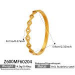 color: Z600-Gold Bangle