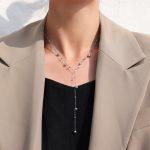 color: P794-Steel Color Necklace 40+5cm