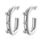 color: Oval Pointed Bead Steel Color MS-711